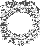 Dibujos Corona de Navidad