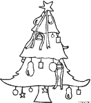 Dibujos �rbol de Navidad