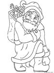 Dibujos de Navidad: Papa Noel