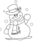 Dibujos Mu�eco de Nieve