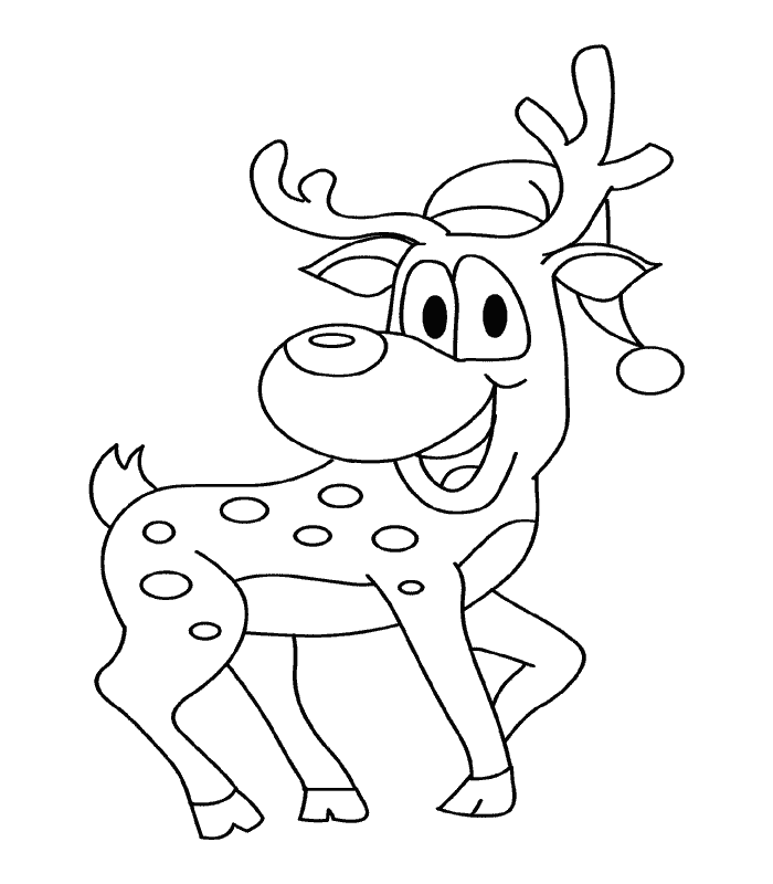 Dibujos Renos de Navidad